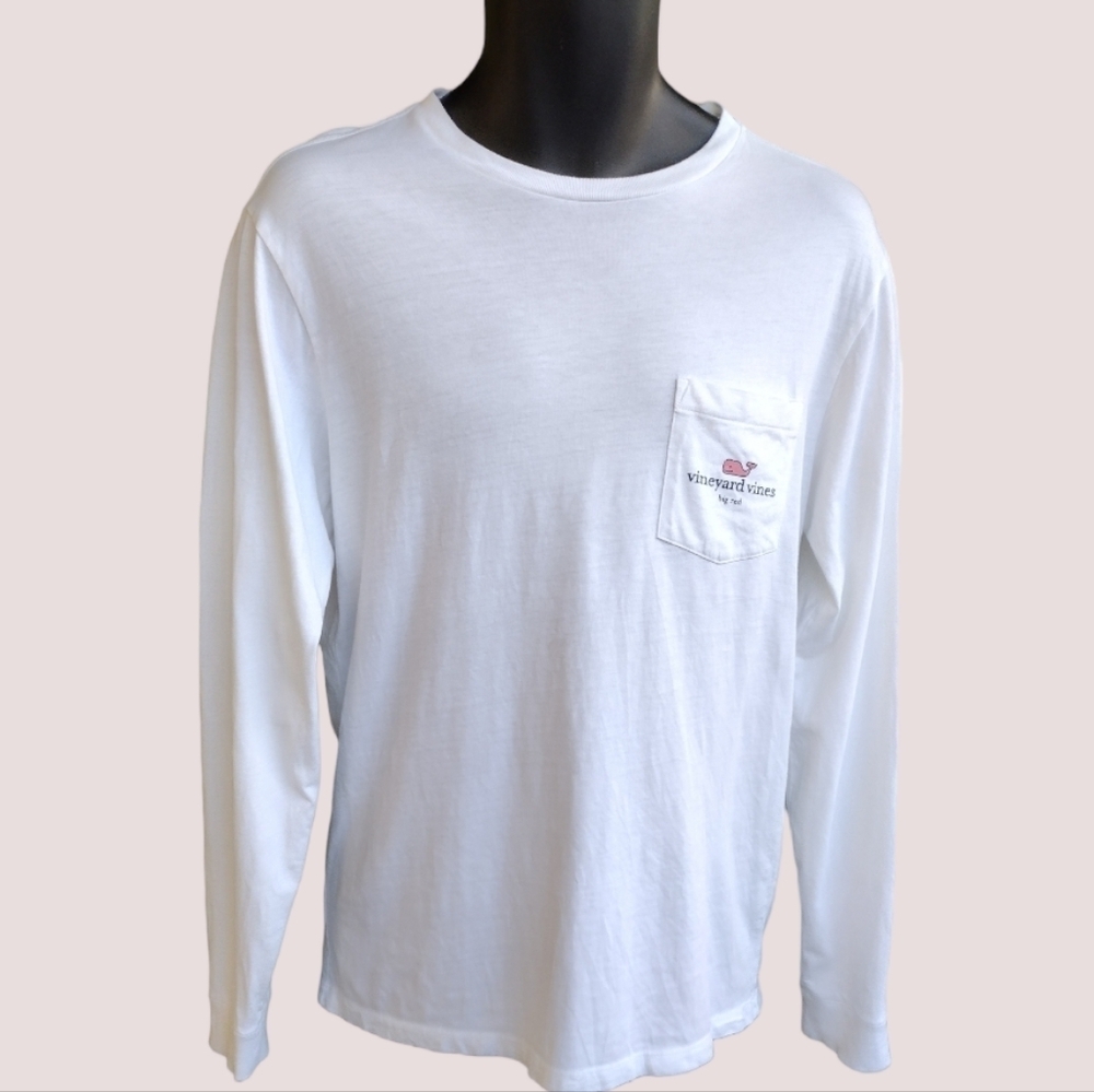 🎯🎯SALE🎯🎯 Vineyard Vines Pink Whale Long Sleeves Tee Sz S